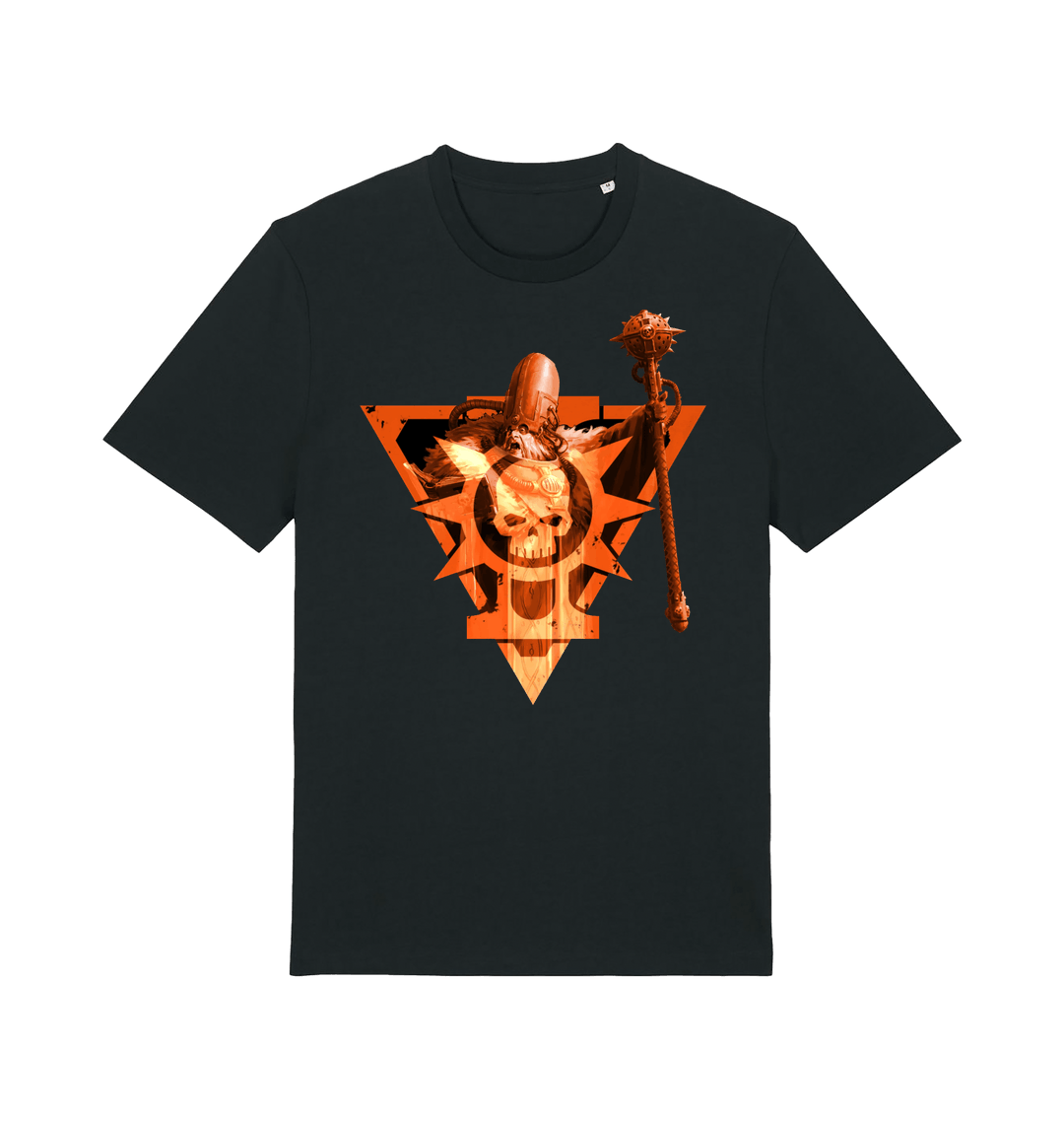 Black Printed T-shirt Front